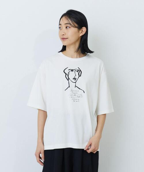 tシャツ ドローイングTシャツ レディース