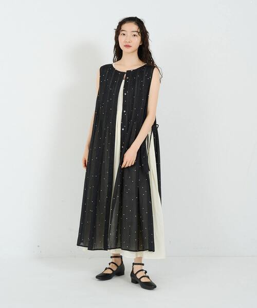 ドットがかわいいジャンパースカート ジャンパースカート（ドット柄