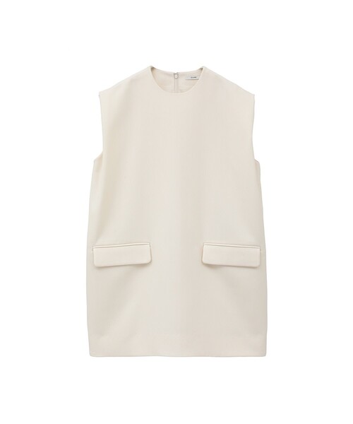 tシャツ 「CLANE/クラネ」SLEEVELESS LONG COCOON TOPS/スリーブレスロングコクーントップス レディース