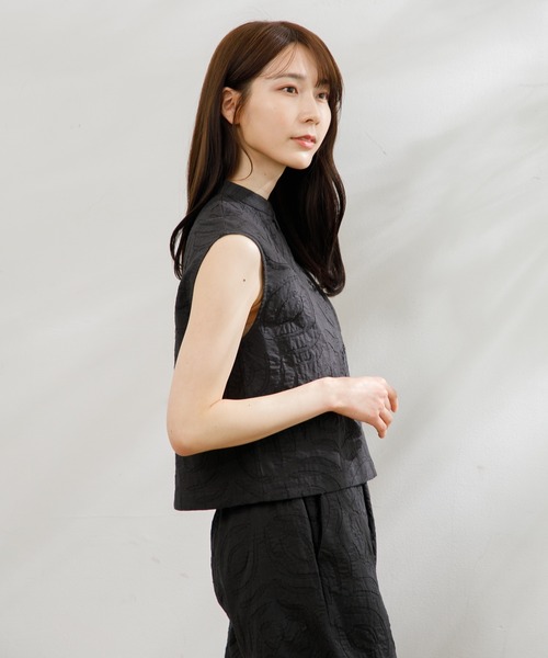 ベスト ジレ LEIN ハンドステッチ総柄ベスト レディース AMERICAN RAG CIE｜LEIN ハンドステッチ総柄ベスト | Rakuten