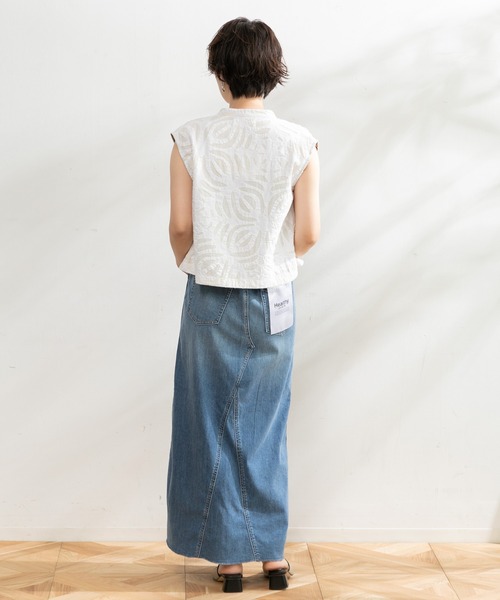 ベスト ジレ LEIN ハンドステッチ総柄ベスト レディース AMERICAN RAG CIE｜LEIN ハンドステッチ総柄ベスト | Rakuten