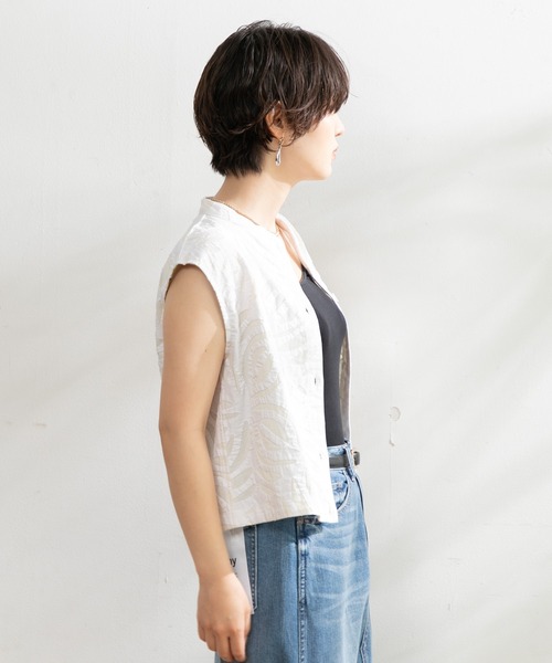 ベスト ジレ LEIN ハンドステッチ総柄ベスト レディース AMERICAN RAG CIE｜LEIN ハンドステッチ総柄ベスト | Rakuten