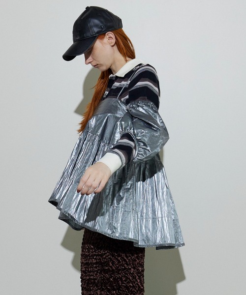 シャツ ブラウス 2way Puff Sleeves Tunic/2WAYパフスリーブチュニック  