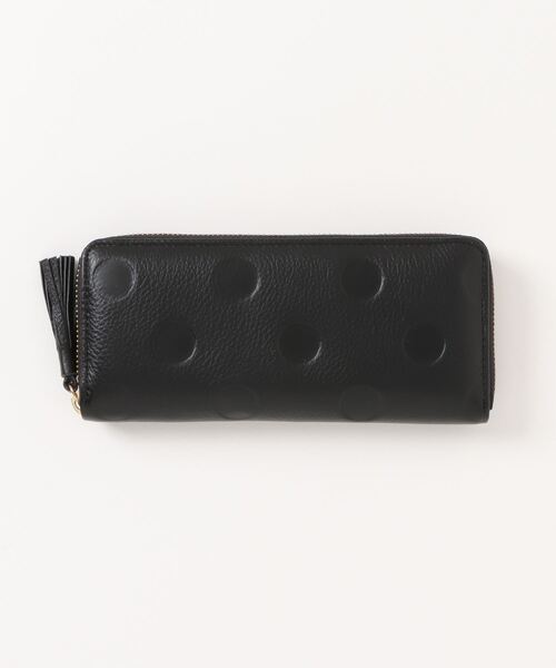 perche（ペルケ） 長財布 財布 perche / ドット型押し・ジャバラカード 
