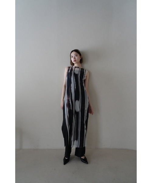 NON TOKYO マーブル柄シアーワンピース 新品 Uenui ワンピース マーブル シアー ワンピース 総柄 : ZOZOTOWN Yahoo