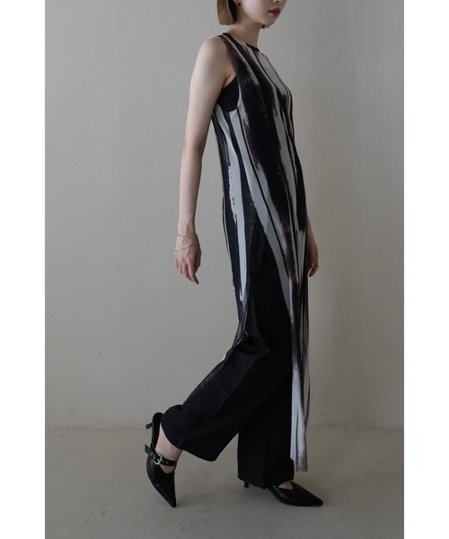 MARBE　マーブル模様　膝丈ワンピース　スカート MARBE マーブル模様 膝丈ワンピース スカート MARBE マーブル模様 膝丈