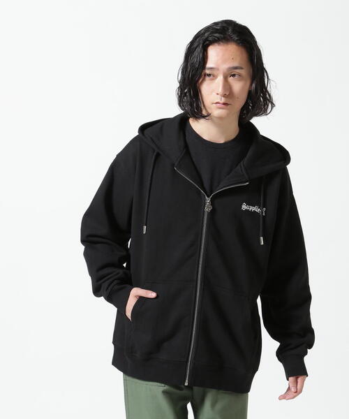 NICE BUNS BLACK HOODIE XL ブラック, フーディー、パーカー SUPPLIER パーカー SUPPLIER/サプライヤー/Beaded Cross Hoodie