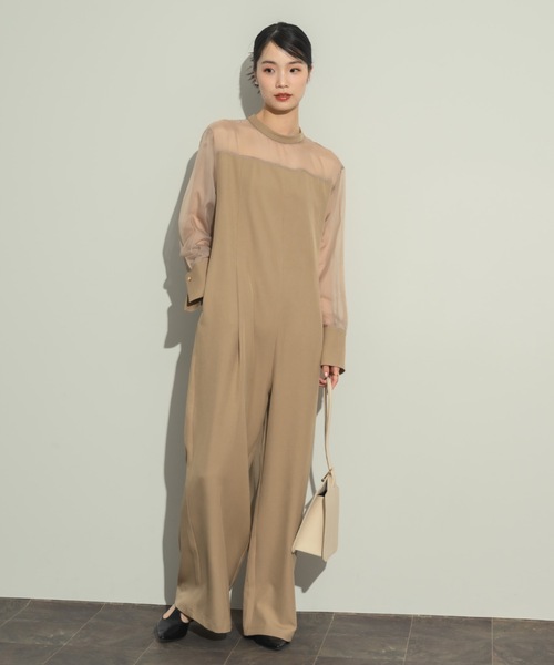 NEUNA パンツドレス シアータックオールインワン : ZOZOTOWN Yahoo!店