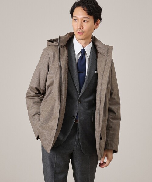 【美品】ダウンウールジャケット TAKEO KIKUCHI ダウンジャケット ダウン 「ONOFF対応
