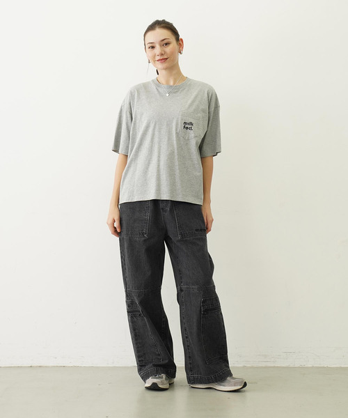 MILKFED. ジーンズ デニム デニムパンツ CARGO PANTS レディース