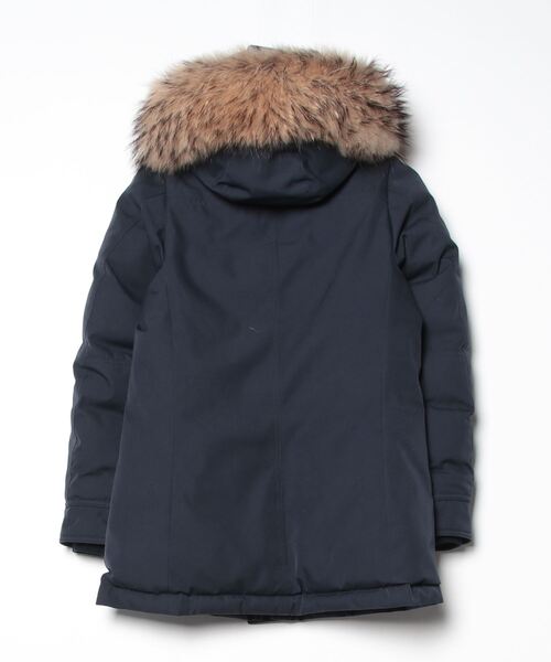 Pyrenex」 ダウンコート 36 ネイビー レディース : 88178464 