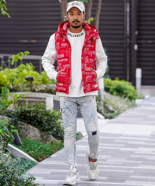 adamsJUGGLER（アダムスジャグラー） ベスト ジレ RTEGペイズリー/O.E