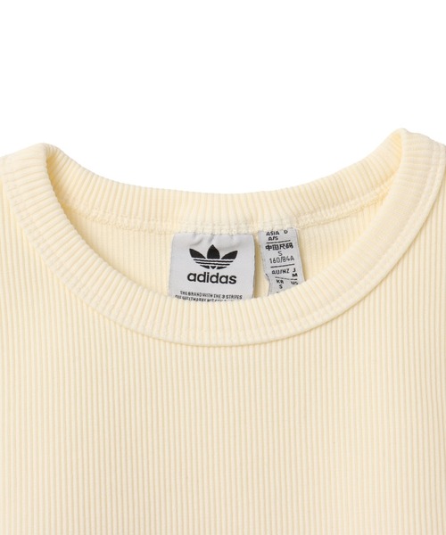 ☆韓国の人気☆【ADIDAS】☆RIB TSHIRT☆リブ Tシャツ☆ adidas RIB TEE WONWHI 24SS-I（アディダス リブ Tシャツ