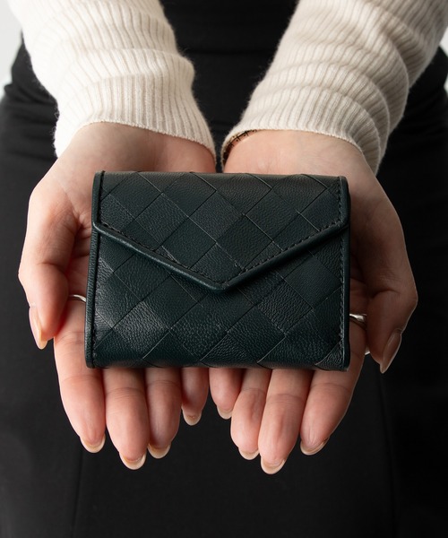 GUIONNET（ギオネ） 財布 GUIONNET TILE PITAPATA TRI-FOLD WALLET