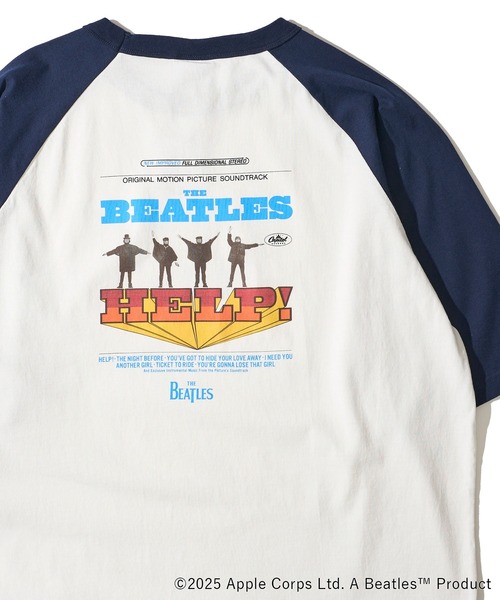 tシャツ 「THE BEATLES/ザ ビートルズ」ラグランスリーブTシャツ / バックプリントTシャツ レディース メンズ The Beatles tシャツ 「THE BEATLES/ザ ビートルズ」ラグラン