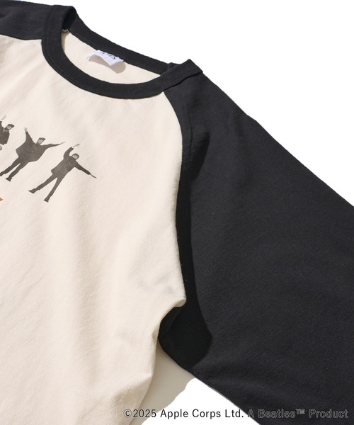 tシャツ 「THE BEATLES/ザ ビートルズ」ラグランスリーブTシャツ / バックプリントTシャツ レディース メンズ The Beatles tシャツ 「THE BEATLES/ザ ビートルズ」ラグラン