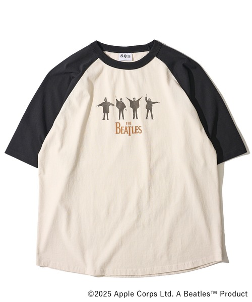 tシャツ 「THE BEATLES/ザ ビートルズ」ラグランスリーブTシャツ / バックプリントTシャツ レディース メンズ The Beatles tシャツ 「THE BEATLES/ザ ビートルズ」ラグラン