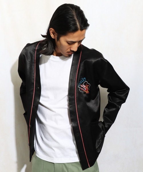 ROTAR（ローター） スカジャン Eatern Mark Souvenir Cardigan メンズ