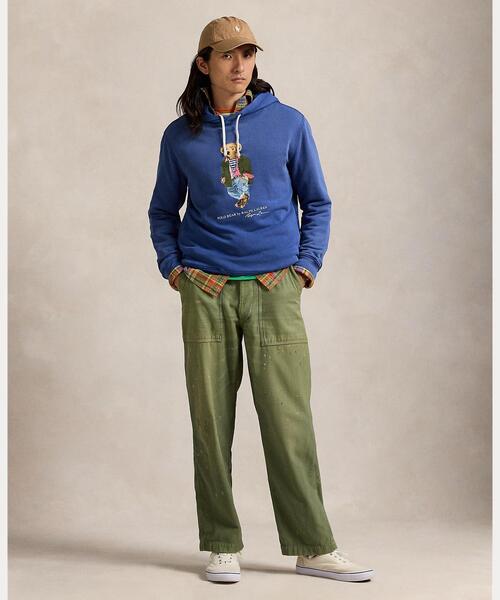 POLO RALPH LAUREN パーカー Polo ベア ガーメントダイド