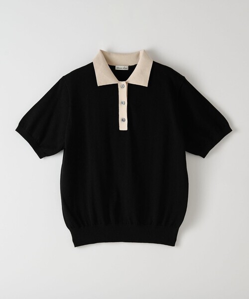 STEVEN ALAN ニット セーター 「Steven Alan」バイカラー ポロ