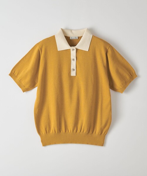 STEVEN ALAN ニット セーター 「Steven Alan」バイカラー ポロ