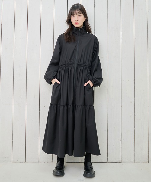 ワンピース 「Nora Lily」「elle」Long Zip Lined Track One-piece