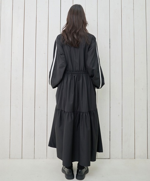 ワンピース 「Nora Lily」「elle」Long Zip Lined Track One-piece