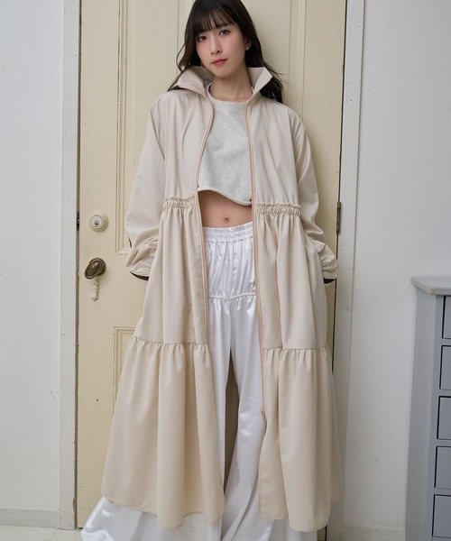 ワンピース 「Nora Lily」「elle」Long Zip Lined Track One-piece