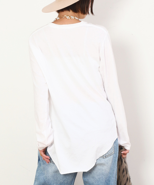 AP STUDIO tシャツ 追加 New ラウンドテールTシャツ レディース