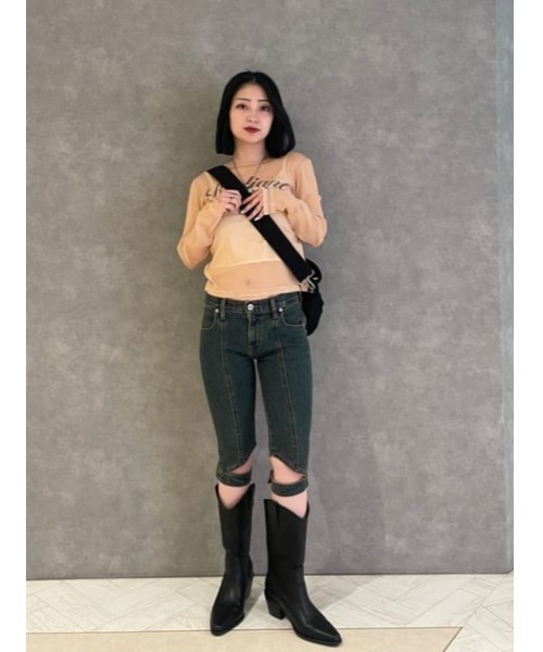 LAGUA GEM ラグアジェム　ロングブーツ　ブーツ LAGUA GEM ブーツ SHARK SOLE ロングブーツ レディース
