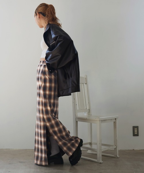 PERRY ELLIS checked スカート セール】『WEB/一部店舗限定カラー』チェックプリーツスカート