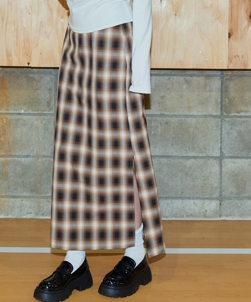 PERRY ELLIS checked スカート セール】『WEB/一部店舗限定カラー』チェックプリーツスカート