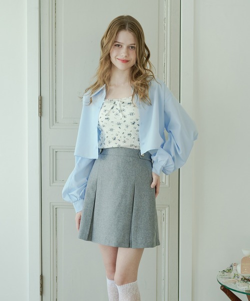 Ambre Neige キャミソール flower design camisole / 花柄カップ