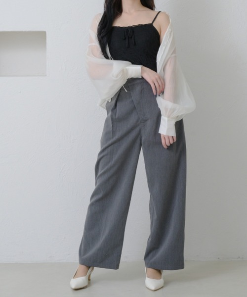 Ambre Neige キャミソール flower design camisole / 花柄カップ