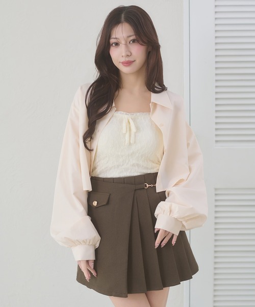 Ambre Neige（アンブルネージュ） カップ付き キャミソール flower 