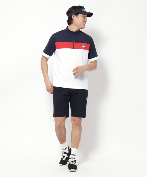 adabat ハーフパンツ 新レーベル ADABAT NAVY】UVカット/接触冷感 ストレッチツイル