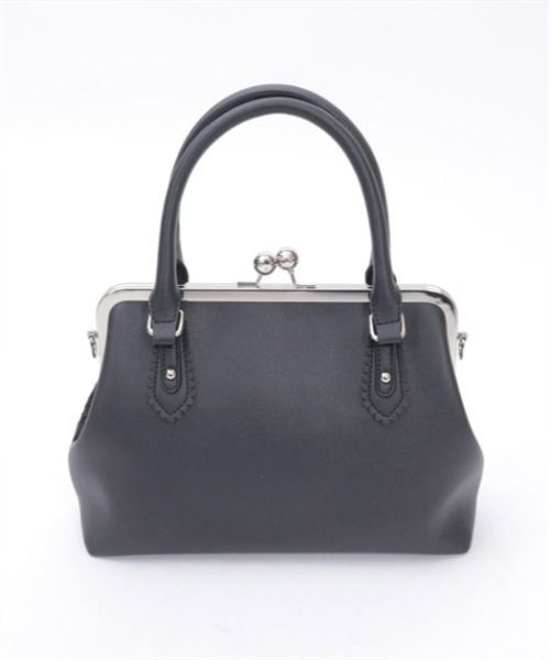 axes femme ボストンバッグ レース重ねがま口ボストン