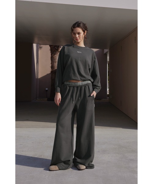 ALEXIA STAM スウェットパンツ ジャージ Wellness Layered Sweat Pants 
