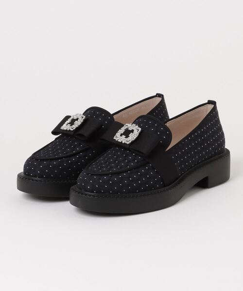 新品✨ artemisbyDIANA❤️ビジューリボン 厚底ローファー 22.5㎝ ビジューリボン 厚底ローファー ｜アルテミス by ダイアナ｜東京