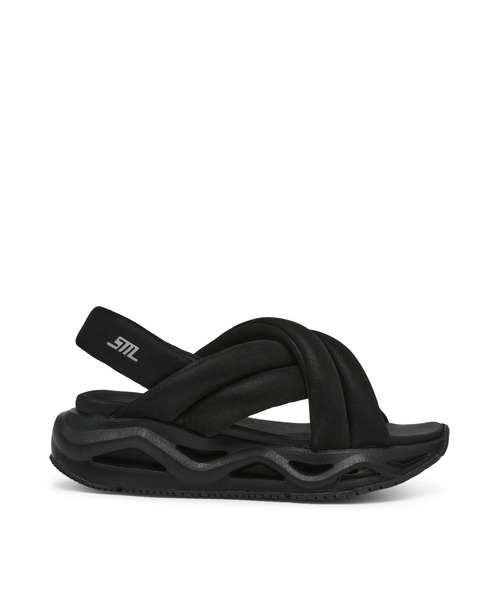 【Steve Madden】クロススライドサンダル STEVE MADDEN サンダル クロスパフィーボリュームサンダル/S