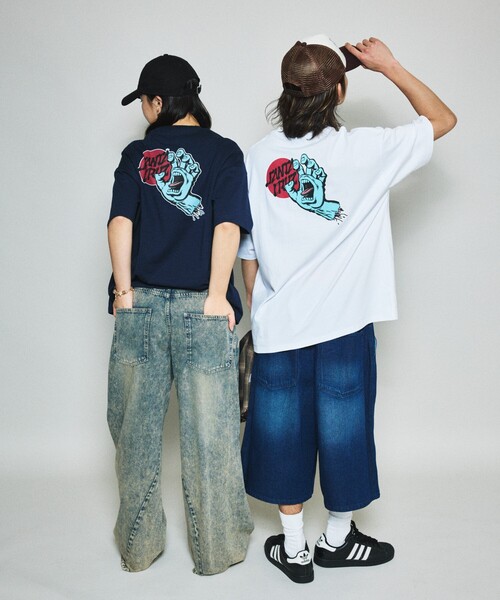 送料関税込み[santa cruz]Tシャツ日本未入荷★男女兼用★大人気 FREAK'S STORE tシャツ 限定展開 SANTA CRUZ×FREAK'S STORE