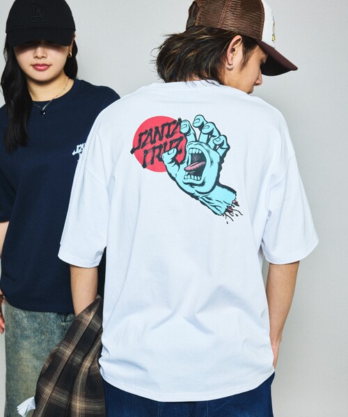送料関税込み[santa cruz]Tシャツ日本未入荷★男女兼用★大人気 FREAK'S STORE tシャツ 限定展開 SANTA CRUZ×FREAK'S STORE