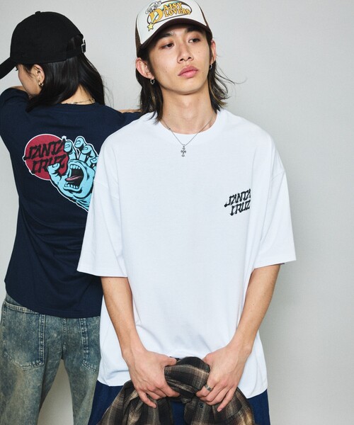 送料関税込み[santa cruz]Tシャツ日本未入荷★男女兼用★大人気 FREAK'S STORE tシャツ 限定展開 SANTA CRUZ×FREAK'S STORE