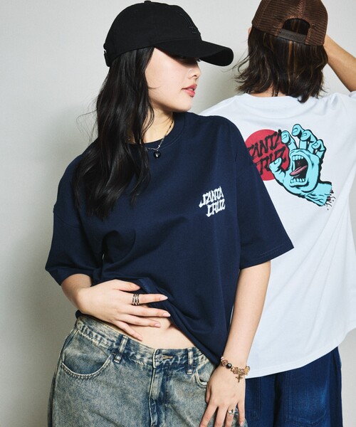 送料関税込み[santa cruz]Tシャツ日本未入荷★男女兼用★大人気 SANTA CRUZ（サンタクルーズ）の「【限定販売】SANTACRUZ/サンタ