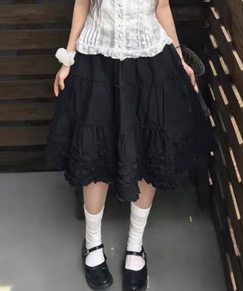アルチビオ　すそフリルスカート新品未使用品 ARCHIVIO(アルチビオ) スカート｜中古ゴルフウェア通販サイト
