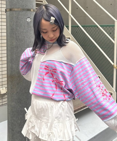 Candy Stripper（キャンディーストリッパー） tシャツ HEARTFUL