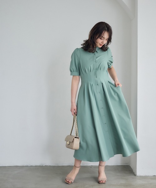 12Twelve Agenda ワンピース ウエストピンタックシャツ