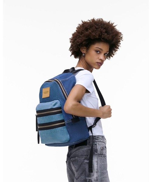 MARC JACOBS デイバック リュック CB DENIM BIKER/ザ カラー