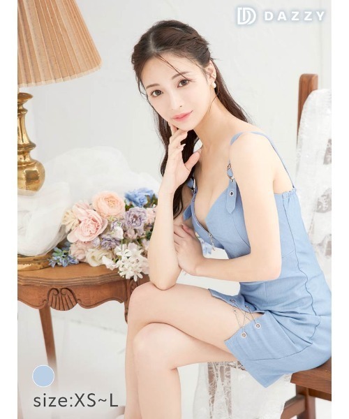 レトロデニム✦ノースリーブミニドレス✦女子会コーデにぴったり夏服 760880336e1fd8b92a907f6c7479a8