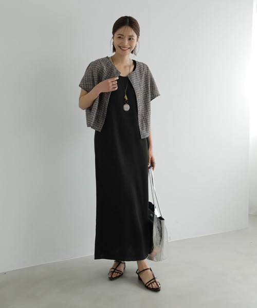 STYLE DELI ジャケット ノーカラージャケット サラッと軽い